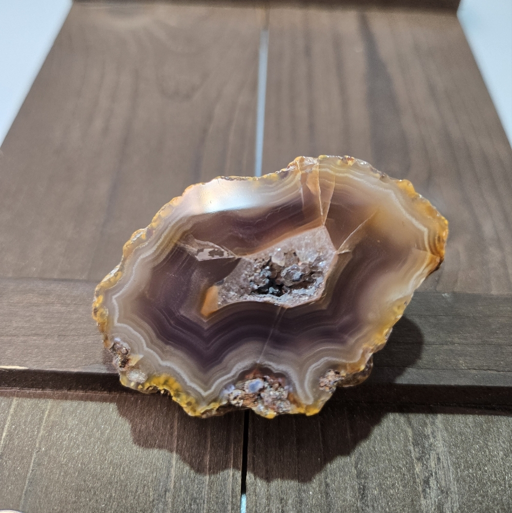 Coyamito Purple Lace Crystal Agate Laguna Mexico - Picture 8 of 14